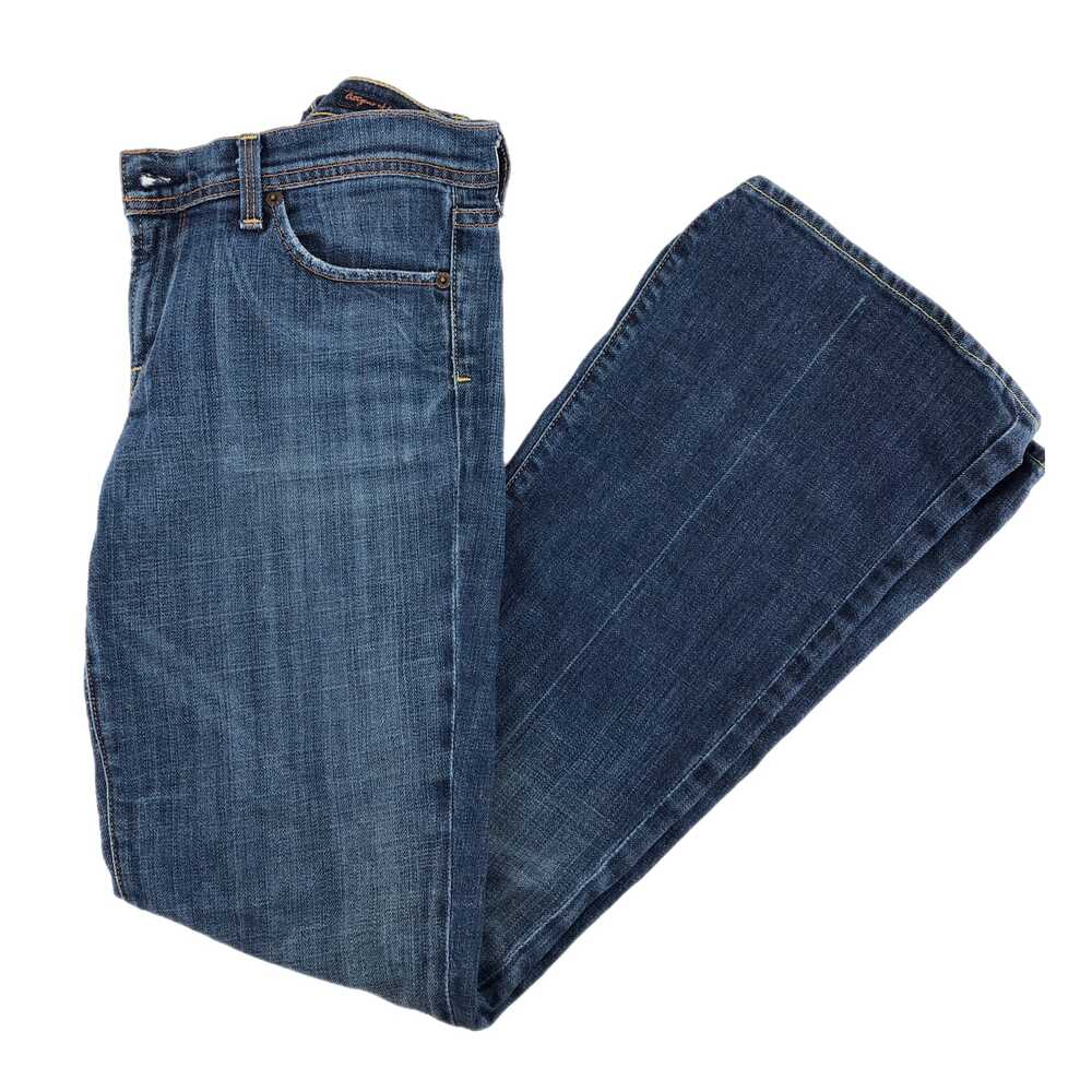 Blue Bootcut Low-Rise Jeans | Size 30